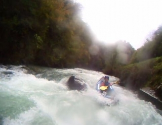  Kayak en balsa en Gave du Larrau